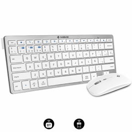 Subblim Combo Multidispositivo Compacto Silver - PT, Plata